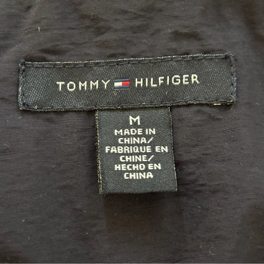 Tommy Hilfiger Navy Belted Trench Coat Size M - Picture 7 of 8